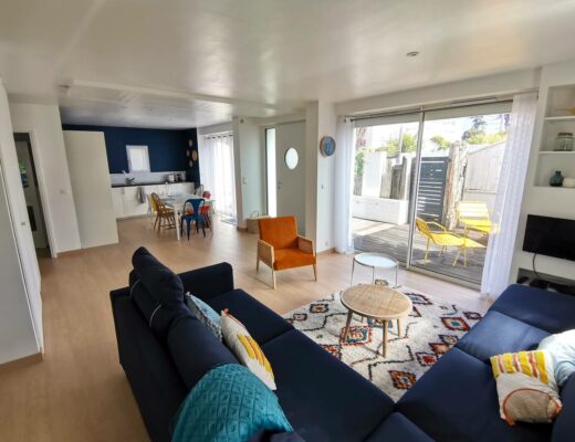 Appartement de 3 chambres en rez de chaussée dans résidence calme en plein centre de Pornichet proche des plages et des commerces