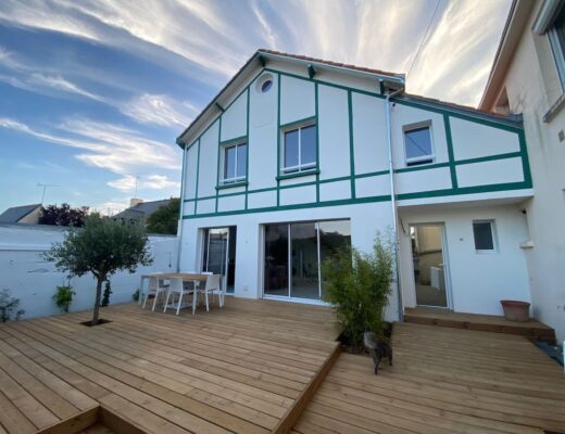 villa en location au Pouliguen, La baule. Pour vos location en famille ou entre amis, villa bien située proche des commerces et points touristiques